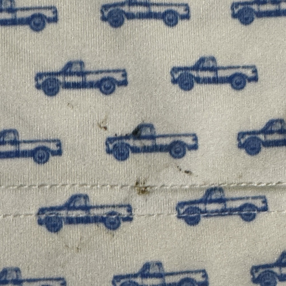 Rhoback M Medium Short Sleeve Polo Shirt Golf Stretch The Truck AOP Trucks Print - Picture 5 of 9